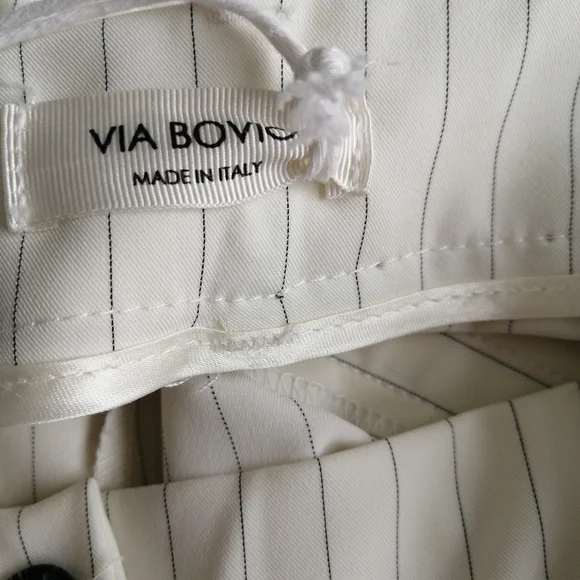 🆕 Via Bovio S Pants made in Italy - Picture 7 of 10